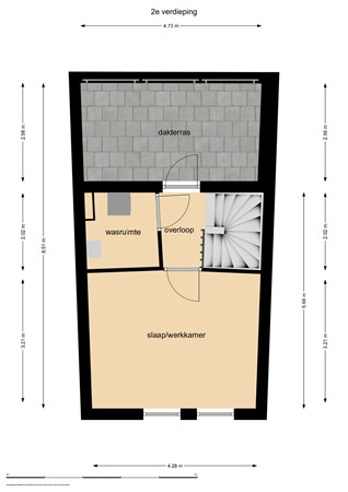 Floorplan - Lucky Lukestraat 73, 1336 MK Almere